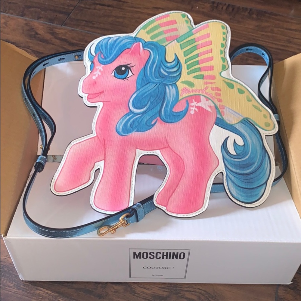 Moschino x My Little Pony runway rare pink fantasia  backpack - Picture 16 of 16